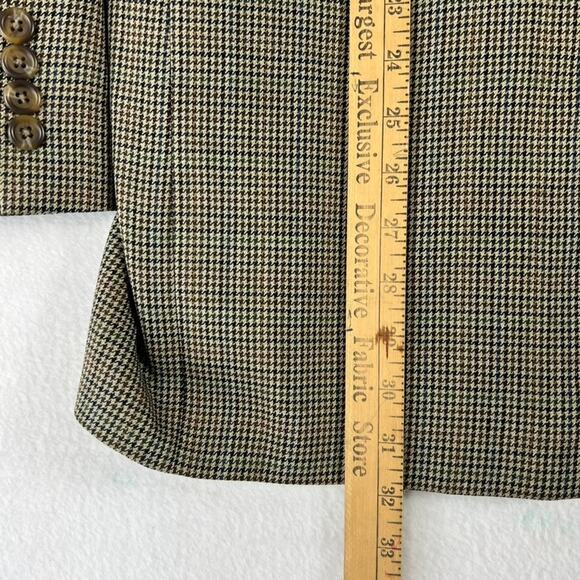 Lauren Ralph Lauren Sport Coat Men's Size 44R Houndstooth Two Button Wool - Picture 10 of 11